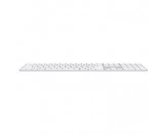 Клавіатура Apple Magic Keyboard with Touch ID and Numeric Keypad with Apple silicon (USB–C) - Ukrainian - White Keys (MXK73UA/A)
