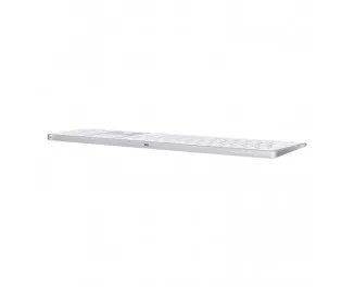 Клавіатура Apple Magic Keyboard with Touch ID and Numeric Keypad with Apple silicon (USB–C) - Ukrainian - White Keys (MXK73UA/A)