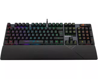 Клавіатура ASUS ROG Strix Scope II RX Red ABS UA USB Black (90MP0350-BKMA00)