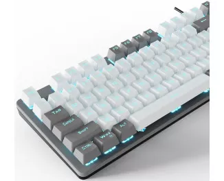 Клавиатура Aula F3287 Keycap KRGD Blue USB UA Grey/White (6948391240954)