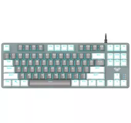 Клавиатура Aula F3287 Keycap KRGD Blue USB UA White/Grey (6948391240688)