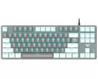 Клавиатура Aula F3287 Keycap KRGD Blue USB UA White/Grey (6948391240688)