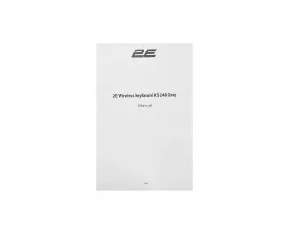 Клавіатура бездротова 2E KS240 WL Grey/Black (2E-KS240WG_UA)