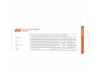 Клавиатура беспроводная 2E KS260 White (2E-KS260WWH_UA)