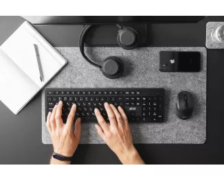 Клавиатура беспроводная 2E KS260 WL Black (2E-KS260WB)