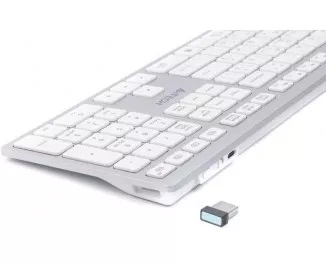 Клавіатура бездротова A4Tech FBX50C White