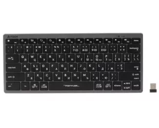 Клавиатура беспроводная A4Tech FBX51C Grey