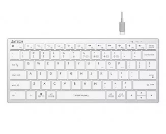 Клавиатура беспроводная A4Tech FBX51C White