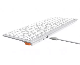 Клавиатура беспроводная A4Tech FBX51C White