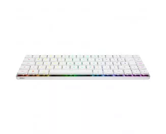 Клавіатура бездротова ASUS ROG Falchion RX Low Profile Red Wireless/Bluetooth/USB UA White (90MP03EC-BKMA10)