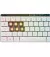 Клавіатура бездротова ASUS ROG Falchion RX Low Profile Red Wireless/Bluetooth/USB UA White (90MP03EC-BKMA10)
