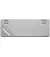 Клавіатура бездротова ASUS ROG Falchion RX Low Profile Red Wireless/Bluetooth/USB UA White (90MP03EC-BKMA10)