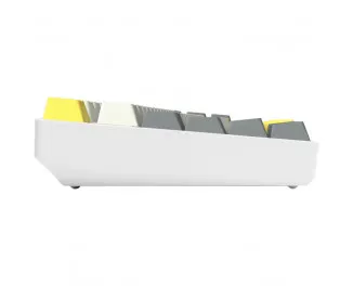 Клавиатура беспроводная Epomaker EP84 Plus 75 Wisteria Linear Switch Hot-Swap RGB Wireless/Bluetooth/USB UA White (EP84-W-WL)