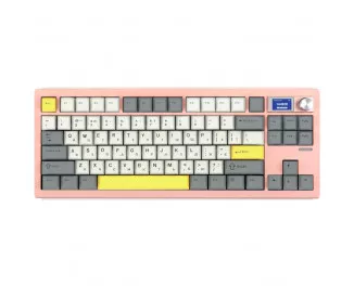 Клавиатура беспроводная Epomaker Shadow-S TKL Mulan Switch Hot-Swap LCD Screen RGB Wireless/Bluetooth/USB UA Pink (SHS-P-WL)