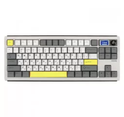 Клавиатура беспроводная Epomaker Shadow-S TKL Mulan Switch Hot-Swap LCD Screen RGB Wireless/Bluetooth/USB UA White (SHS-W-M)