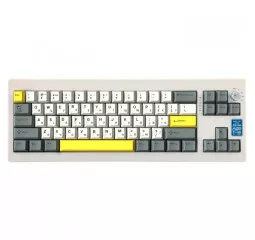 Клавиатура беспроводная Epomaker Shadow-X 70 Wisteria Linear Switch Hot-Swap LCD Screen RGB Wireless/Bluetooth/USB UA White (SHX-W-WL)