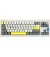 Клавиатура беспроводная Epomaker Shadow-X 70 Wisteria Linear Switch Hot-Swap LCD Screen RGB Wireless/Bluetooth/USB UA White (SHX-W-WL)