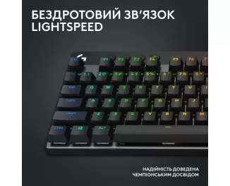 Клавіатура бездротова Logitech G Pro X TKL LightSpeed Black (920-012136)