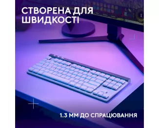 Клавіатура бездротова Logitech G515 Lightspeed White (920-012539)
