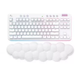 Клавиатура беспроводная Logitech G715 Aurora Wireless Gaming GX Brown Lightspeed/Bluetooth UA Off-White (920-010465)