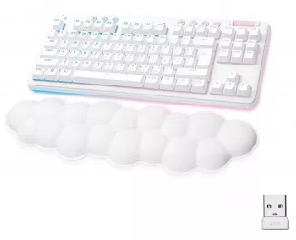 Клавіатура бездротова Logitech G715 Aurora Wireless Gaming GX Brown Lightspeed/Bluetooth UA Off-White (920-010465)