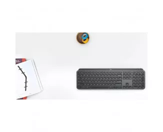 Клавиатура беспроводная Logitech MX Keys Advanced for Business Wireless Illuminated UA Graphite (920-010251)
