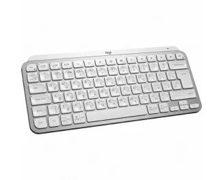 Клавиатура беспроводная Logitech MX Keys Mini Wireless Illuminated UA Pale Grey (920-010499)