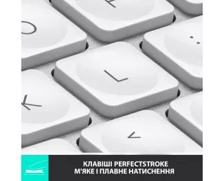 Клавиатура беспроводная Logitech MX Keys Mini Wireless Illuminated UA Pale Grey (920-010499)