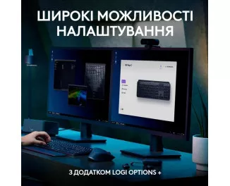 Клавиатура беспроводная Logitech MX Keys S Graphite (920-011593)
