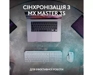 Клавиатура беспроводная Logitech MX Keys S Pale Grey (920-011588)