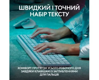 Клавиатура беспроводная Logitech MX Keys S Pale Grey (920-011588)