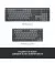 Клавиатура беспроводная Logitech MX Mechanical Mini Minimalist Graphite (920-010780)
