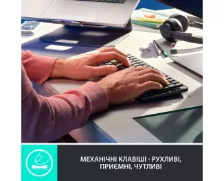 Клавиатура беспроводная Logitech MX Mechanical Mini Minimalist Graphite (920-010780)
