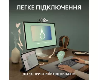 Клавіатура бездротова Logitech Pebble Keys 2 K380s Tonal Graphite (920-011851)