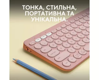 Клавиатура беспроводная Logitech Pebble Keys 2 K380s Tonal Rose (920-011853)