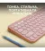 Клавиатура беспроводная Logitech Pebble Keys 2 K380s Tonal Rose (920-011853)