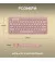 Клавиатура беспроводная Logitech Pebble Keys 2 K380s Tonal Rose (920-011853)