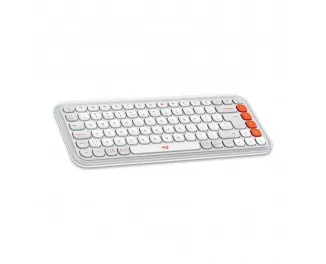 Клавиатура беспроводная Logitech POP Icon Keys Bluetooth UA Off-White (920-013072)