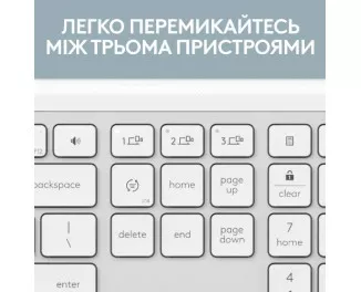Клавиатура беспроводная Logitech Signature Slim Wireless K950 Off White (920-012466)