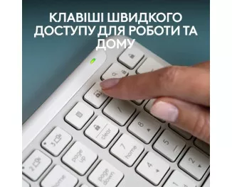 Клавиатура беспроводная Logitech Signature Slim Wireless K950 Off White (920-012466)