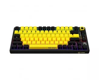 Клавіатура бездротова Lorgar KBP7075W Pro Black-Yellow (LRG-KBP7075W-YL-US)