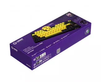 Клавіатура бездротова Lorgar KBP7075W Pro Black-Yellow (LRG-KBP7075W-YL-US)