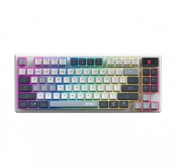 Клавиатура беспроводная MSI FORGE GK600 TKL WIRELESS SKY (S11-43UAP01-HH9)