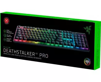 Клавиатура беспроводная Razer DeathStalker V2 Pro Wireless Red Switch RU Black (RZ03-04360800-R3M1)