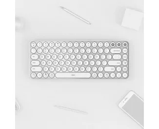 Клавиатура беспроводная Xiaomi MiiiW AIR85 Dual Mode White (MWXKT01)
