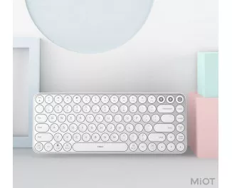 Клавиатура беспроводная Xiaomi MiiiW AIR85 Dual Mode White (MWXKT01)
