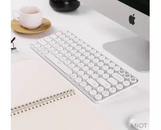 Клавиатура беспроводная Xiaomi MiiiW AIR85 Dual Mode White (MWXKT01)