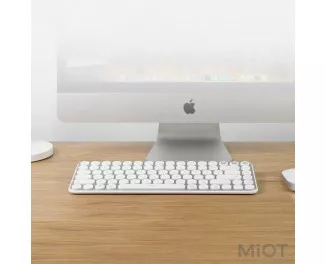 Клавиатура беспроводная Xiaomi MiiiW AIR85 Dual Mode White (MWXKT01)