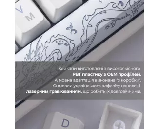Клавиатура Ducky One 3 Cherry MX Brown RGB UA USB White (DKON2108ST-BUAPXPWWWSC1)
