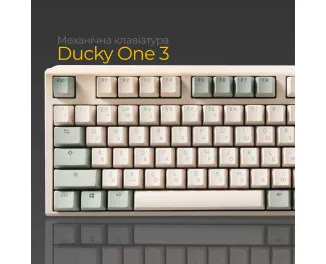 Клавиатура Ducky One 3 Cherry MX Brown UA USB Cream (DKON2108-BUAPXМAEGGC1)